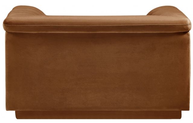 Meridian Furniture Cascade Saddle Velvet Fabric Chair-3