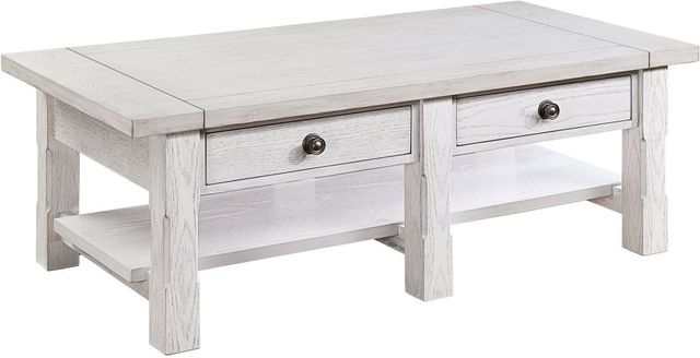 New Classic® Home Furnishings Dorsey White Coffee Table-0