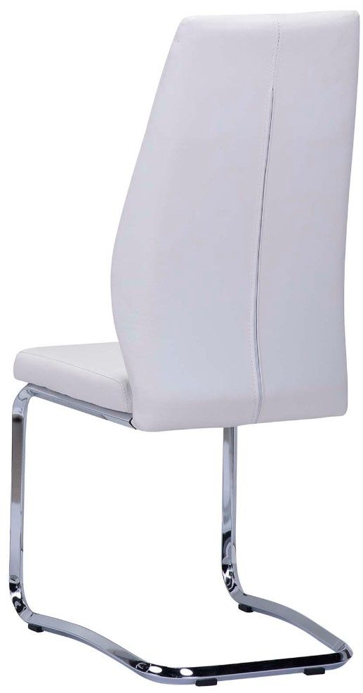 Mazin Furniture Jason White Side Dining Chair-1