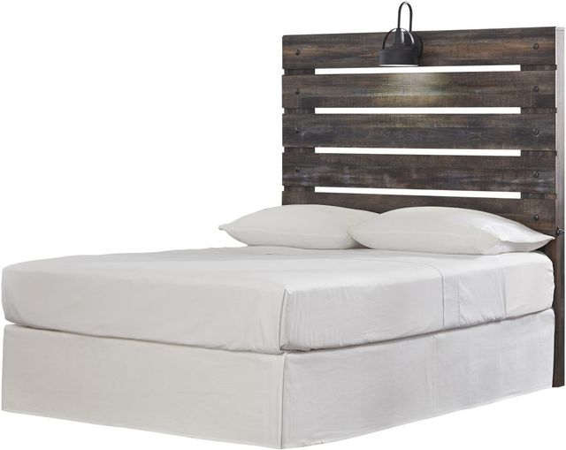Signature Design by Ashley® Drystan Brown Full Panel Headboard-3