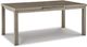 Signature Design by Ashley® Beach Front Beige Outdoor 42" Dining Table-0