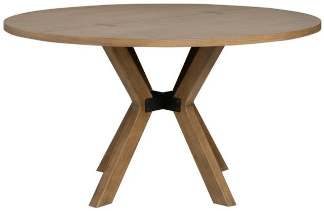 Flexsteel® Millwork Umber Round Dining Table-1