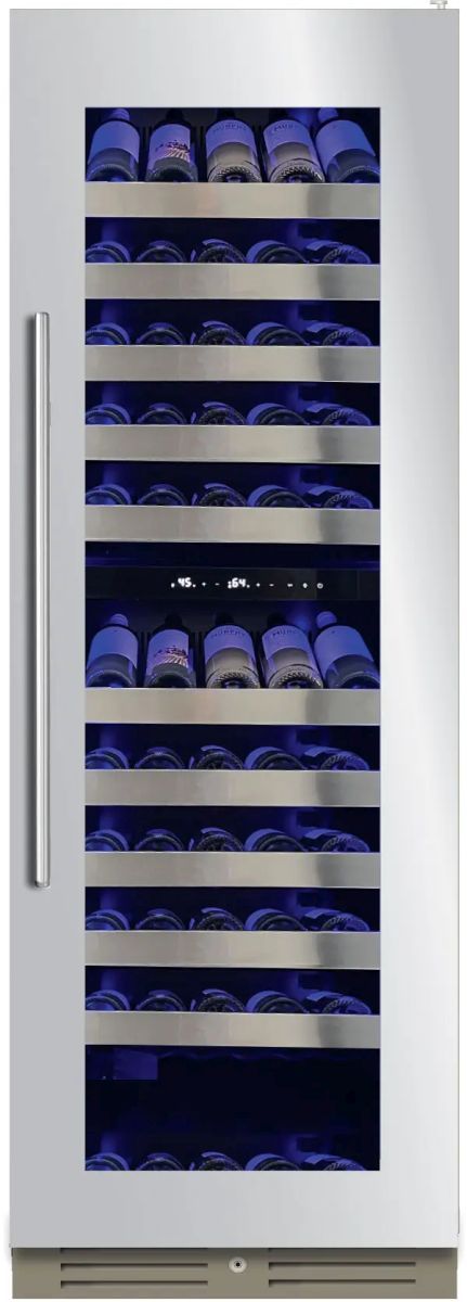 XO 24" Fingerprint Resistant Stainless Steel Freestanding Wine Cooler