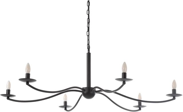 Renwil® Landen Matte Black Chandelier-2