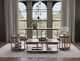 International Furniture Direct Onix Mahogany Brown Sofa Table-4