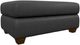 La-Z-Boy® Charlie Navy Leather Ottoman-0