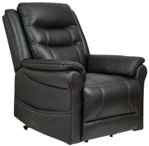 Signature Design by Ashley® Oatman Carbon Power Lift Recliner-0