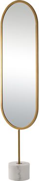 Miroir de longueur double Taio, laiton, Renwil®-1
