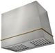 AGA Loge 36" Slate Wall Mounted Range Hood with Polished Chrome Trim-0