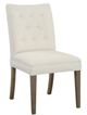 Fairfield® Customizable Entree Dining Concave Short Back Dining Chair with Buttons-0