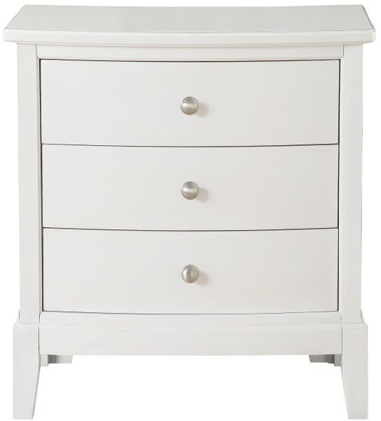 Mazin Furniture Cotterill Antique White Nightstand-0