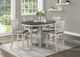 Homelegance® Junipero 5-Piece Antique White Counter Height Table Set-0