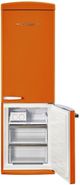 Unique® Appliances Classic Retro 24" 11.7 Cu. Ft. Creamsicle Orange Counter Depth Bottom Freezer Refrigerator-4