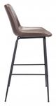 Zuo® Byron Brown Bar Chair-2