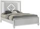 New Classic® Home Furnishings Stardust 4-Piece White Queen Panel Bedroom Set-2
