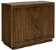 Bassett Mirror Claudia Rich Brown Zebrano Hall Cabinet-0