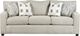 Fusion Furniture Premier 93" Taupe Sofa-0
