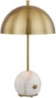 Forty West Caruthers Gold/White Table Lamp-1