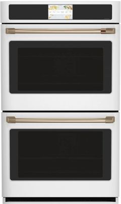 Café™ Professional Series 30" Matte White Double Electric Wall Oven