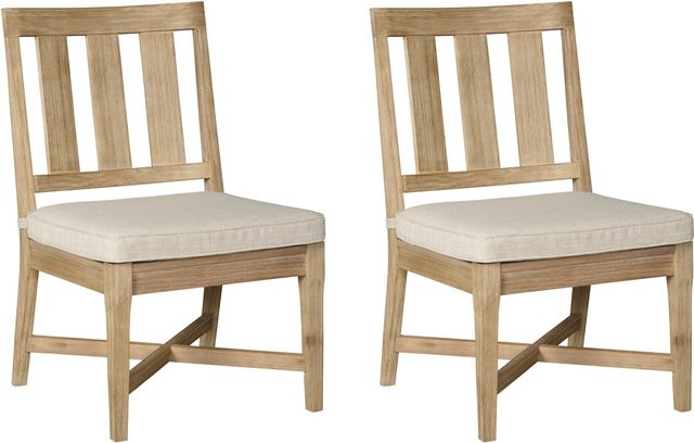 Signature Design by Ashley® Clare View 2-Piece Beige Chair with Cushion-0