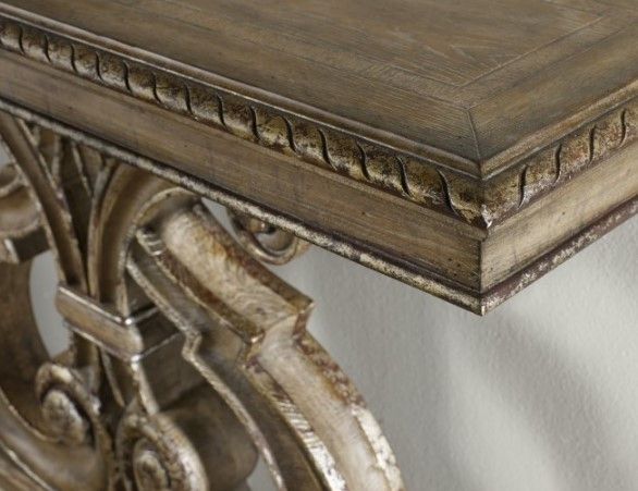 Hooker® Furniture Melange Solana Light Caramel Latte Console Table-3