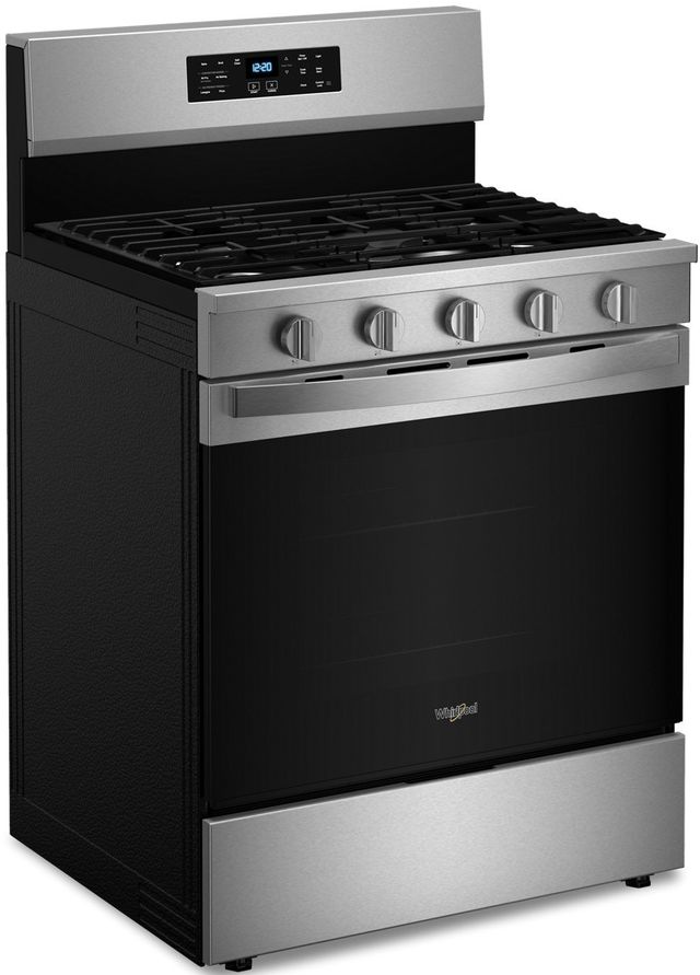 Whirlpool® 30" Fingerprint Resistant Stainless Steel Freestanding Gas Range-4