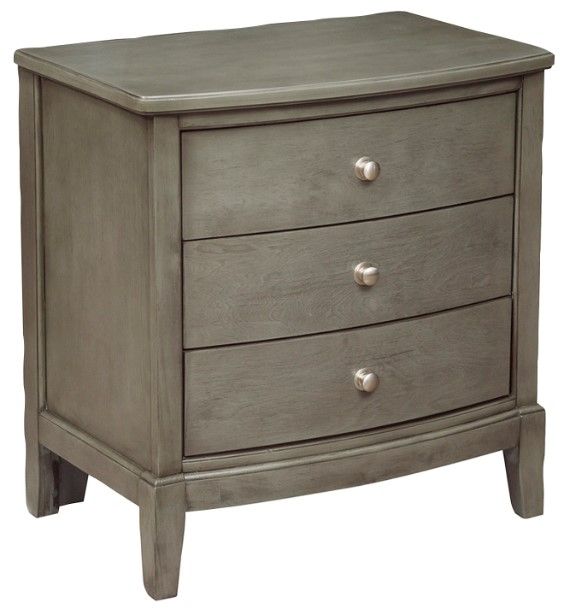 Homelegance® Cotterill Gray Nightstand-0