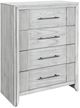 Global Furniture USA Elsie 5-Piece Gray Queen Upholstered Panel Bedroom Set-4