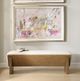 Uttermost® Wedged Ivory Fabric Bench-1