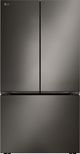 LG 36" 26.5 Cu. Ft. Black Stainless Steel Smart Counter-Depth MAX™ French Door Refrigerator-0