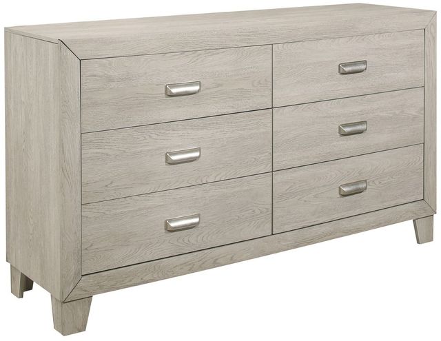 Mazin Furniture Quinby Light Brown Dresser-1