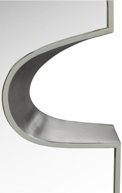 Meridian Furniture Soleil Cream/Silver 28" Mirror-3