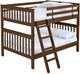 Crate Designs™ Furniture Brindle Full XL/Full XL Tall Mission Bunk Bed-0