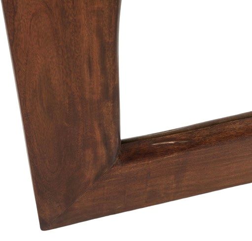 Home Trends & Design London Loft Walnut Mirror-3