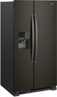 Whirlpool® 36" 24.5 Cu. Ft. Fingerprint Resistant Black Stainless Side-by-Side Refrigerator-1