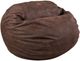 CordaRoy's® Original Coffee Faux Leather King Bean Bag Chair-0