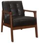 Homelegance® Alby Dark Brown/Dark Walnut Accent Chair-0