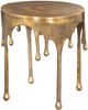 Zuo® Modern Drip Antique Brass Side Table-0