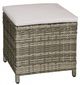Furniture of America® Antigua 2-Piece Brown/Gray Fabric/Faux Wicker Outdoor Ottoman Set-0