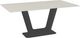 Amisco Customizable Amelia 72" Rectangular Dining Table with 0.5" Italian Porcelain on Glass Top-0