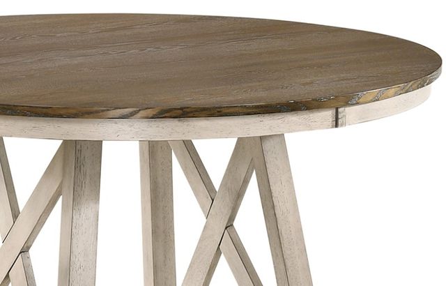 American Wholesale Furniture Somerset Brown/Vintage Creme Dining Table-1