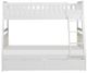 Homelegance® Galen White Youth Twin/Full Storage Bunk Bed-2