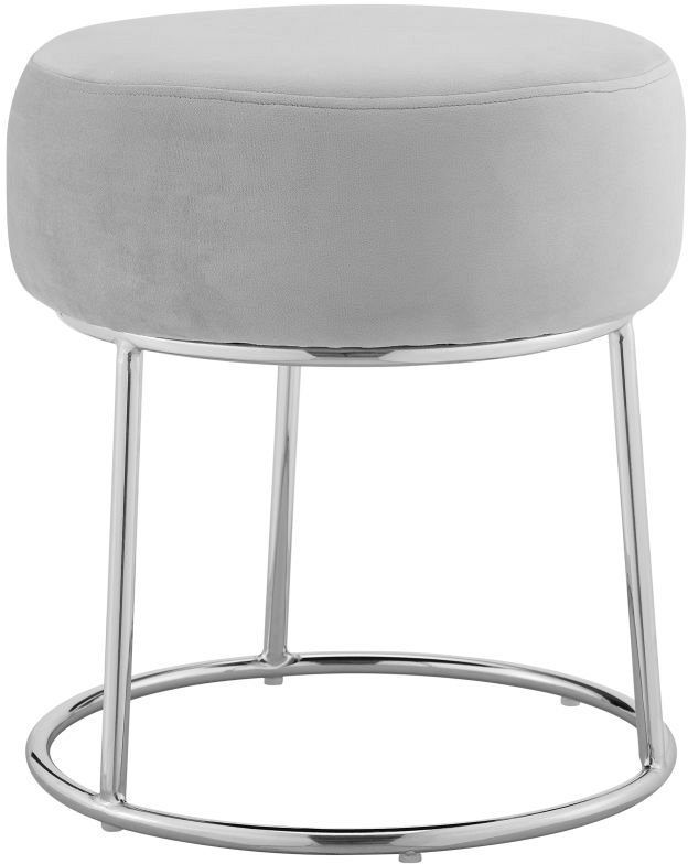 Linon Bardot Gray Vanity Stool-0