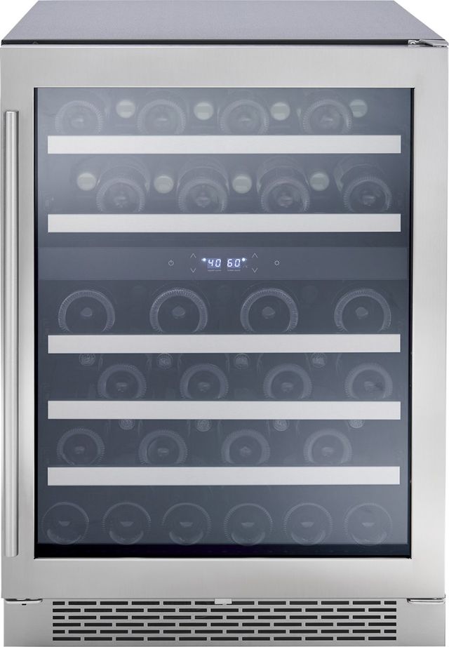 LuxeAir 5.2 Cu. Ft. Stainless Steel Dual Zone Wine Cooler-0
