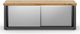 Gladiator® 54" Silver Tread Storage Shoe Bench-0