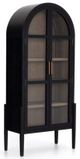 Four Hands Tolle Drifted Matte Black Cabinet-0
