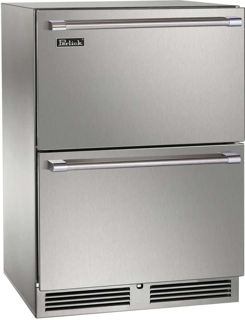 Perlick® Signature Series 24" Stainless Steel Freezer Drawer