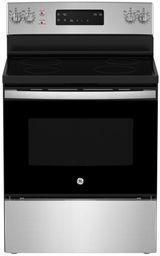 GE® 30" Stainless Steel Freestanding Electric Range 