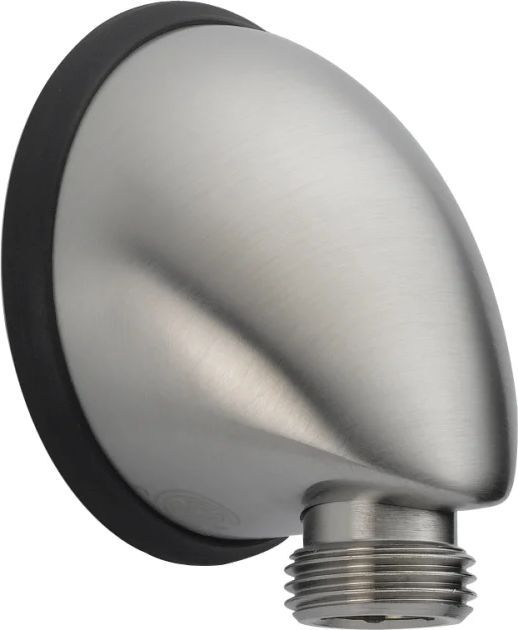 Delta Universal Showering Stainless Wall Supply Elbow for Hand Shower-0