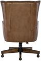 Hooker® Furniture EC Finley Checkmate Pawn Leather Executive Swivel Chair-4